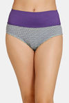 Zivame Anti-Microbial High Rise Full Coverage Tummy Tucker Hipster Panty (Pack of 2) - Multicolor — thumbnail 9